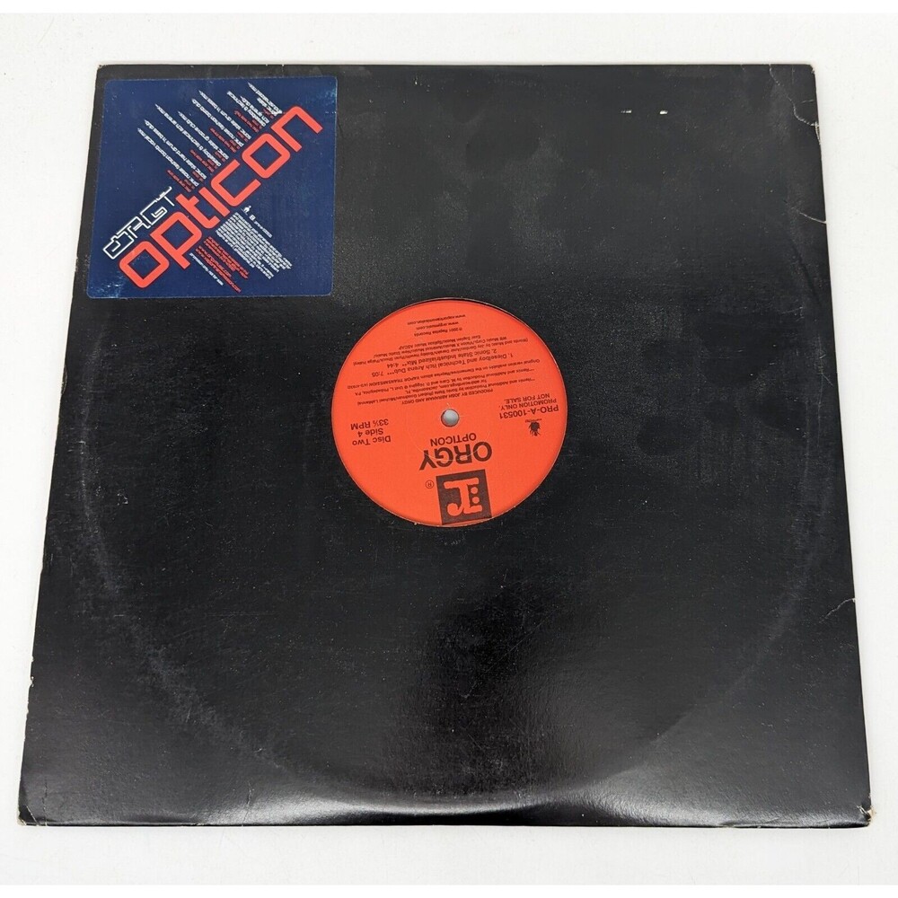 Orgy - Opticon 2001 LP Promo Vinyl